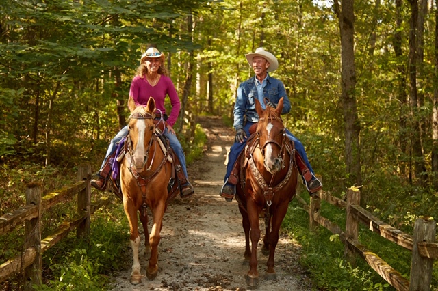 Camping and horseback riding best sale